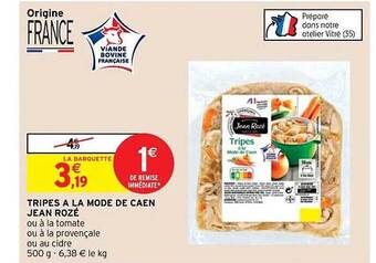 Intermarché Hyper Tripes à la mode de caen jean rozé offre