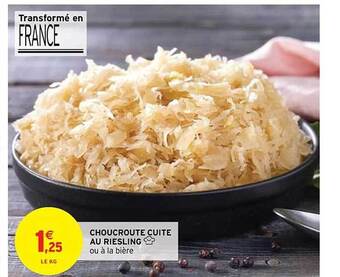 Choucroute cuite au riesling