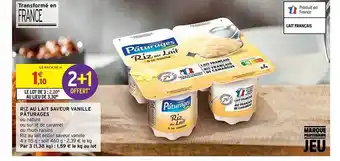 Intermarché Hyper Riz au lait saveur vanille pâturages offre