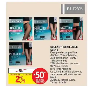 Intermarché Hyper Collant infaillible eldys offre