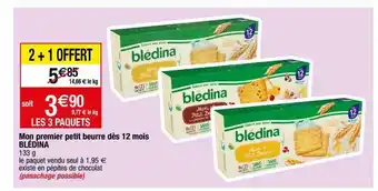 Mon premier petit beurre dès 12 mois blédina