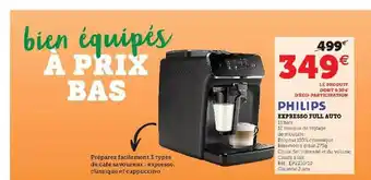 Super U Expresso full auto philips offre