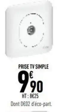 Prise tv simple