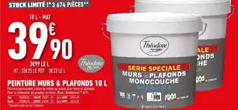 Brico Cash Peinture murs & plafonds 10 L offre