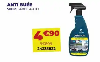 Carter-Cash Anti buée 500ml abel auto offre
