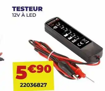 Testeur 12v 0 led