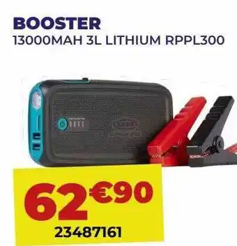 Booster 13000mah 3l lithium rppl300