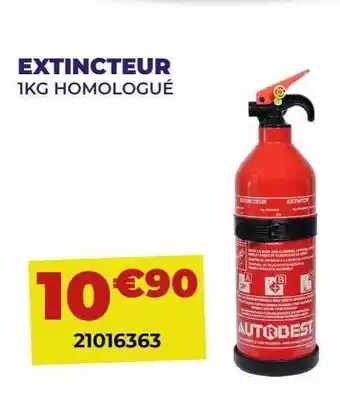 Carter-Cash Extincteur 1kg homologué offre