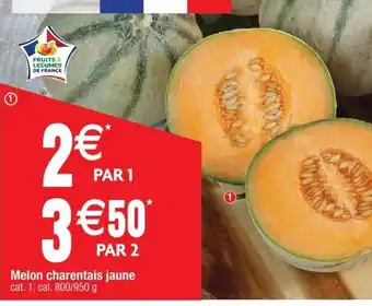 Cora x Carrefour Melon charentais jaune offre