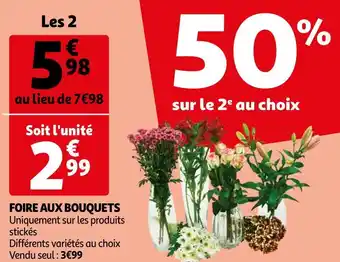 Auchan Foire aux bouquets offre