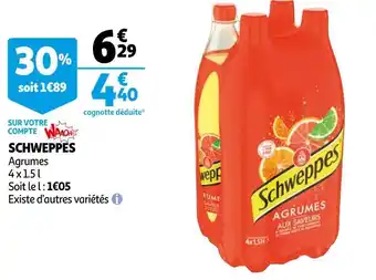 Auchan Schweppes schweppes offre