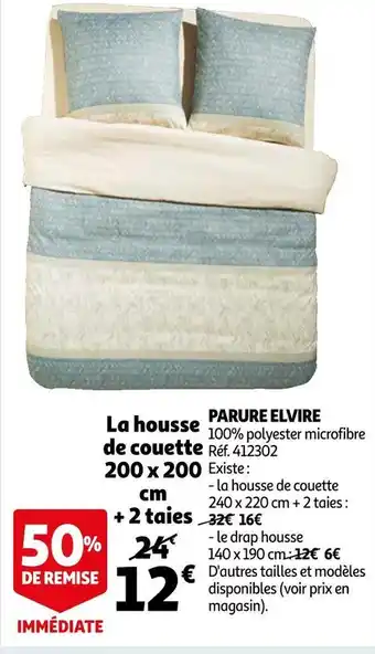 Auchan Parure elvire offre