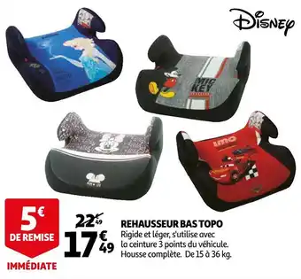 Auchan Rehausseur bas topo offre