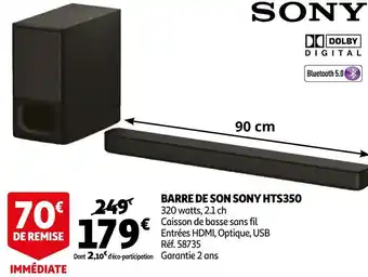 Sony barre de son hts350