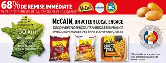 Auchan Mc cain bon plan sur la gamme mc cain offre