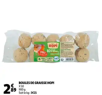 Auchan Hopi boules de graisse offre