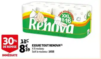 Auchan Renova essuie tout offre