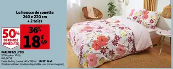 Auchan Parure lollybel offre
