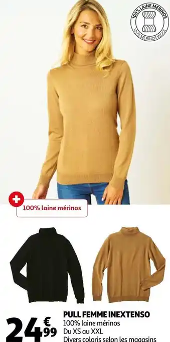Auchan In extenso pull femme offre
