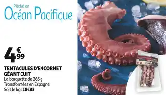Auchan Tentacules d'encornet geant cuit offre