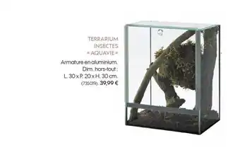 Truffaut Terrarium insectes «aquavie» offre