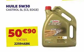 Carter-Cash Huile 5w30 castrol 5l (c3, edge) offre