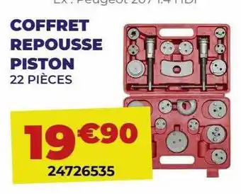 Carter-Cash Coffret repousse piston 22 pièces offre