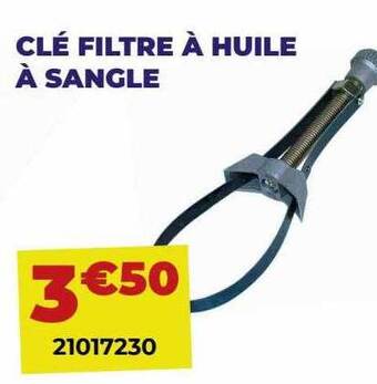 Carter-Cash Clé filtre à huile à sangle offre