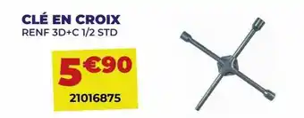 Carter-Cash Clé en croix renf 3d+c 1-2 std offre