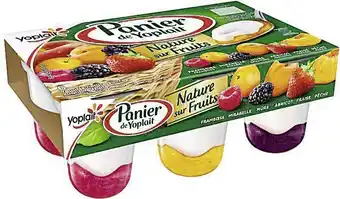 Casino Supermarchés Panier de Yoplait nature sur fruits panachés offre