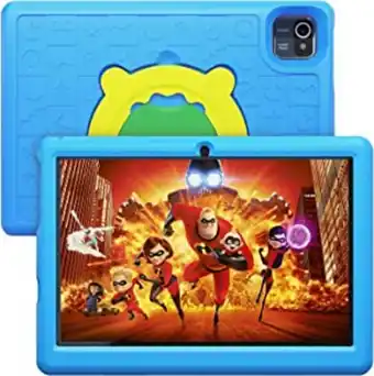 Amazon Tablette pour enfants, 10 pouces tablette enfants android 11, hd ips, 6000mah quad core, 2go+32g0+128go expansion, kidoz p... offre