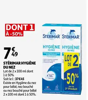 Stérimar hygiène du nez