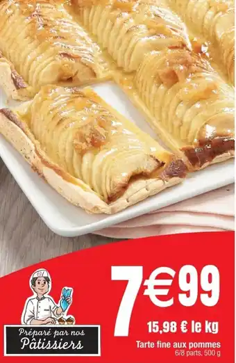 Cora x Carrefour Tarte fine aux pommes offre