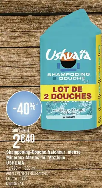 Shampooing-Douche fraîcheur intense Minéraux Marins de l’Arctique