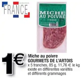 Miche au poivre gourmets de l'artois