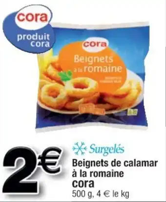 Beignets de calamar à la romaine CORA