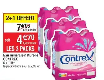 Cora x Carrefour Eau minérale naturelle CONTREX offre