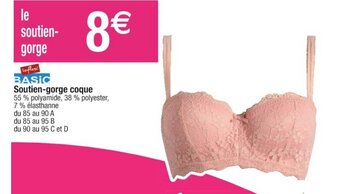 Cora x Carrefour Soutien-gorge coque offre