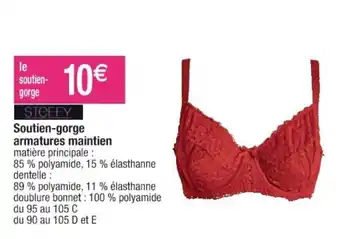 Cora x Carrefour Soutien-gorge armatures maintien offre