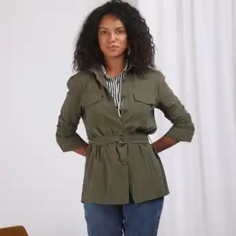 3 suisses 3s. x le vestiaire - veste saharienne ceinturée solal - promo mode femme offre