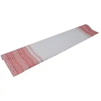 Gifi Nappe en papier gaufré motif noël blanc et rouge offre