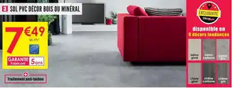 Décor Discount Sol pvc décor bois ou minéral offre