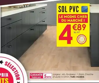 Décor Discount Sol pvc décor chêne naturel offre