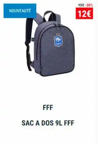 Decathlon FFF Sac A Dos 9L FFF offre