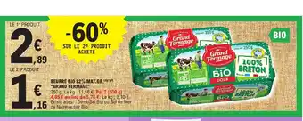 E.Leclerc Beurre Bio 82% Mat.Gr. "Grand Fermage" offre