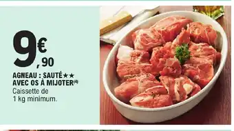 E.Leclerc Agneau : Sauté Avec Os Mijoter offre