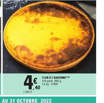 E.Leclerc Flan A L'Ancienne offre