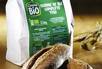 Casino Supermarchés Farine de blé bio offre