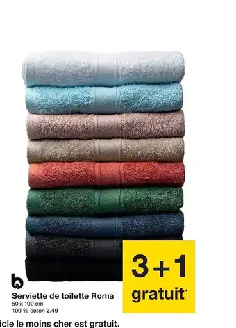 Zeeman Serviette de toilette roma offre