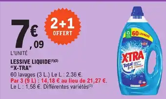 E.Leclerc Lessive Liquide X-Tra offre